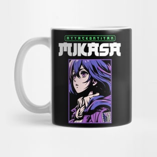 Mikasa Ackerman Japanese Mug
